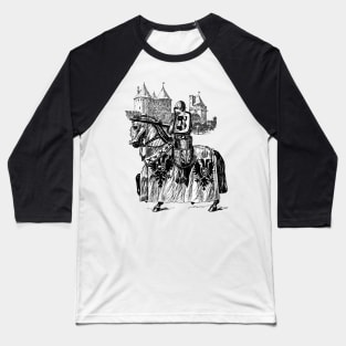 Knight on a horse Baseball T-Shirt